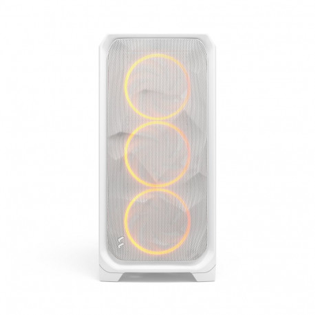 Fractal Design Meshify 3 XL | White RGB TG Clear Tint | Mid-Tower | Power supply included No | ATX