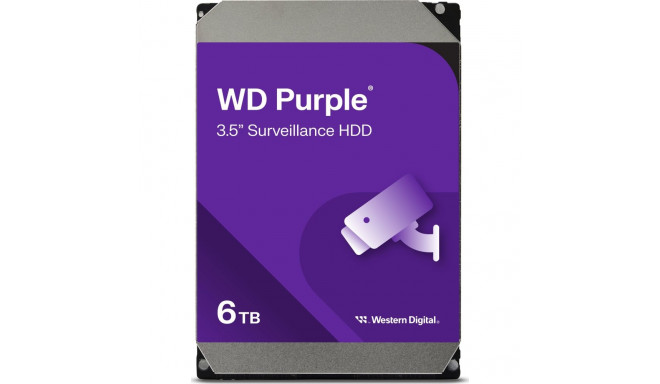 WD Purple 6TB 3.5'' SATA III (6 Gb/s) Server Drive (WD64PURZ)