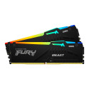 Kingston 32GB 6400MT/s DDR5 CL32 DIMM (Kit of 2) FURY Beast RGB EXPO