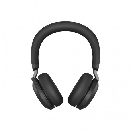 JABRA Evolve2 75 Headset on-ear Bluetooth wireless active noise cancelling USB-C noise isolating bla