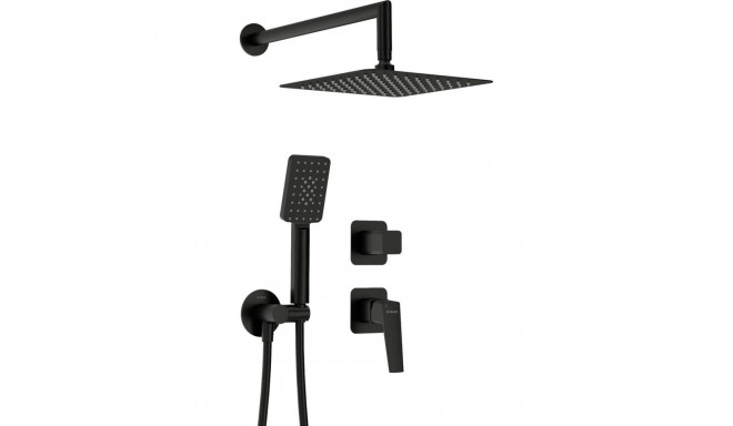 Concealed shower set