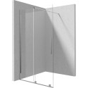 Walk-in shower wall 90 cm - sliding