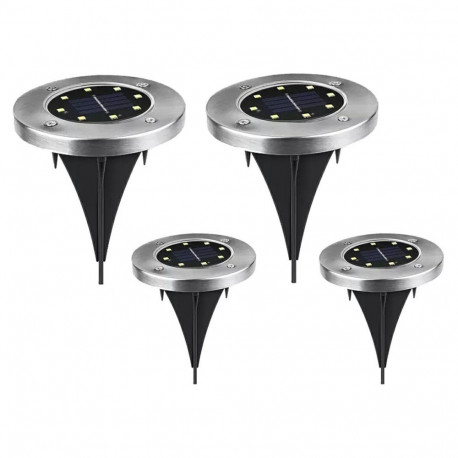 ZD50J OGRODOWA LAMPA SOLARNA 8LED ZESTAW 4SZT