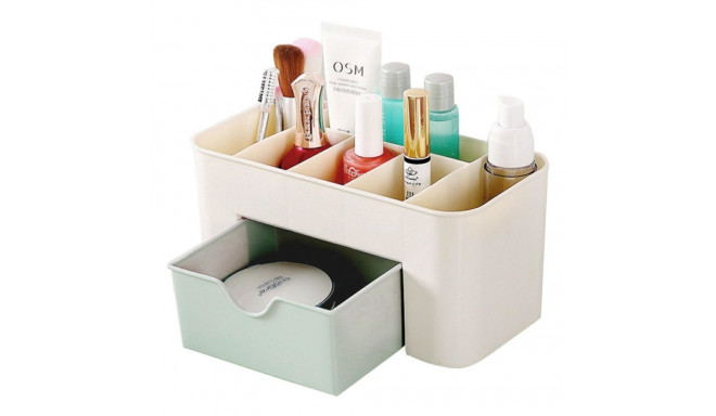 AG605B ORGANIZER NA KOSMETYKI BIEL -      ZIEL