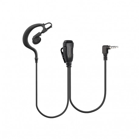 EM-2027- 3.5L4/SC/1 W 1 wire G Earhook earpiece with in-line PTT/MIC for Android mobile App: Zello a