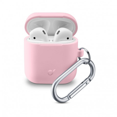 Airpods laadimiskarbiümbris Cellular Line Bounce 1/2 , roosa