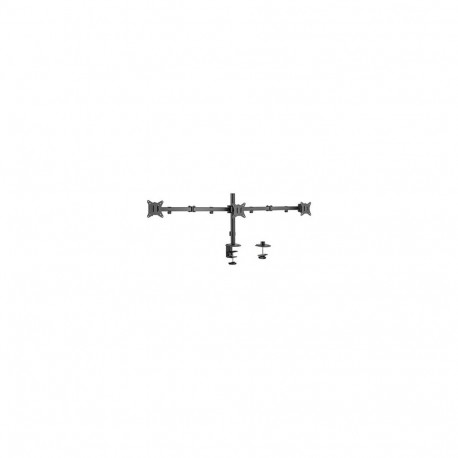 GEMBIRD MA-D3-01 Adjustable desk 3-display mounting arm 17-27inch up to 7 kg