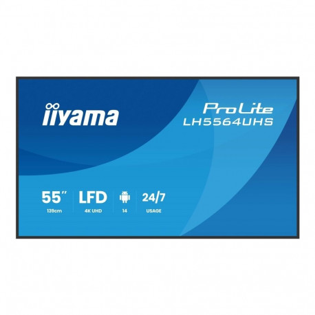 Flat screen iiyama LH5564UHS-B1AG 55 IN LCD UHD