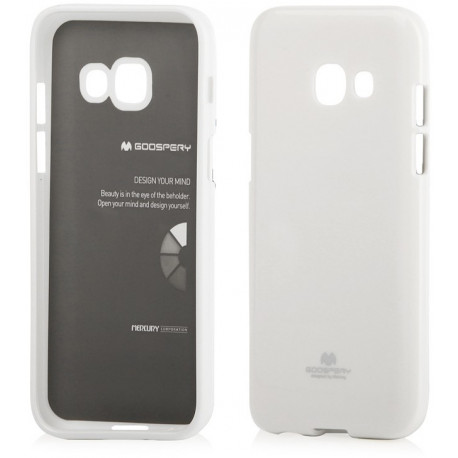 Mercury kaitseümbris Jelly Samsung Galaxy A3 (2017), valge