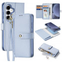 Dux Ducis case Leather Detachable Magnetic Wallet Samsung Galaxy S25, blue