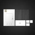 SZKŁO HARTOWANE TECH-PROTECT GLASS FIT+ 2-PACK GALAXY TAB S7 / S8 / S9 11.0 / S9 FE / S10 FE 10.9 CL