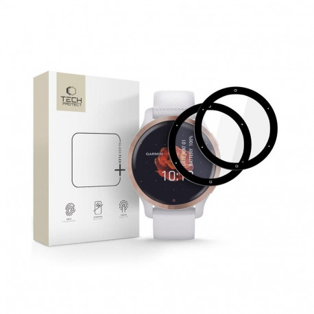 SZKŁO HYBRYDOWE TECH-PROTECT GLASS FLEX+ 2-PACK GARMIN VENU 2S BLACK