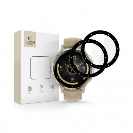 SZKŁO HYBRYDOWE TECH-PROTECT GLASS FLEX+ 2-PACK GARMIN VENU 3S BLACK