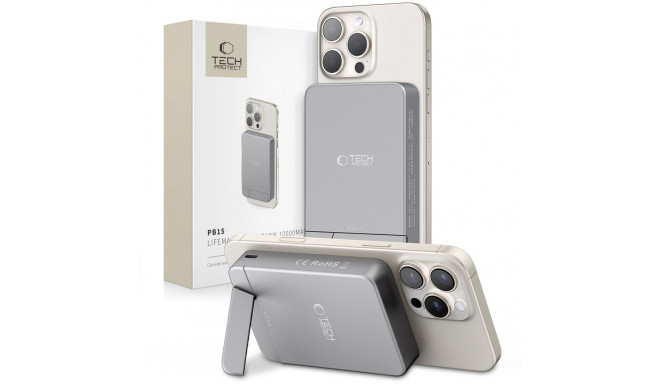 TECH-PROTECT PB15 LIFEMAG MAGSAFE POWER BANK 10000MAH SPACE GREY