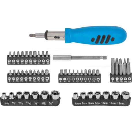 Kruvikeeraja padruniga, 52 tk otsikuid ja padruneid, cr-v