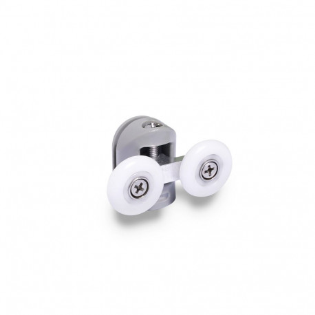 DOUBLE UPPER ROLLERS 23MM GREY 2PCS