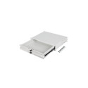 19" DRAWER 2U/483X360MM MAX LOAD CAPACITY UP TO 90KG 4 POINT ASSEMBLY GREY LANBERG