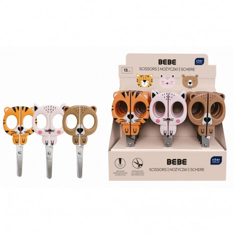 Käärid 13cm BEBE Friends assortii, Interdruk