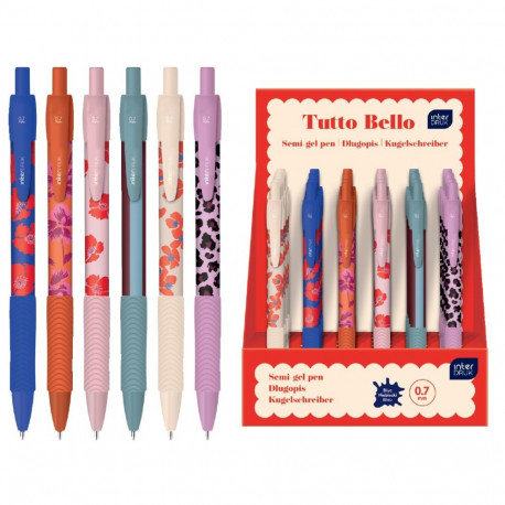 Pastapliiats Tutto Bello 0,7 sinine südamik, assortii Interdruk