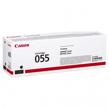 Canon toner 055Bk 2300pgs LBP663Cdw/LBP664Cx/Cdw MF742Cdw MF744Cdw MF745Cdw/MF746Cx, black