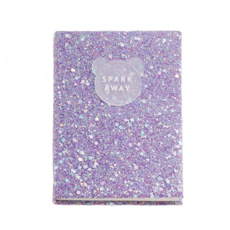 Märkmik Shiny Lillac Dots B2F, 96 täppidega lehte, Miquelrius