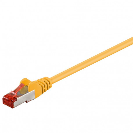 Võrgukaabel Cat6 S/FTP 2.0m, kollane, PiMF, LSZH, CU