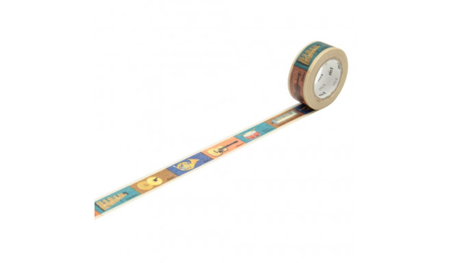 Paberteip dekoreerimiseks Washi teip mt for kids 15mmx7m instrument