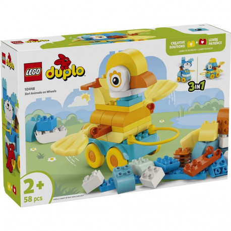 LEGO DUPLO Kolm ühes: loomad ratastel