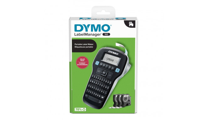 Etiketiprinter DYMO LABELMANAGER 160 (+ 3 markeerimislinti)