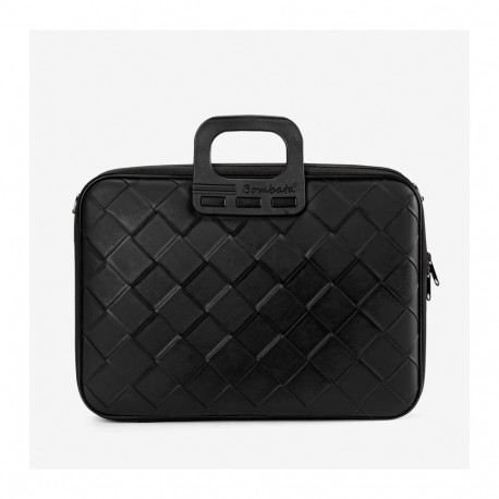 Arvutikott BOMBATA Business Intrecciato 15,6” - 16”, must värv