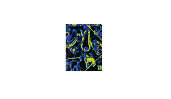 Kummiga mapp OCW BLUE LIQUID, PP, A4