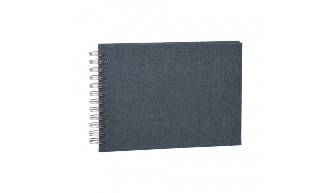 Focus märkmik Essence Wire-O 23x17 valgete lehtedega, sinine