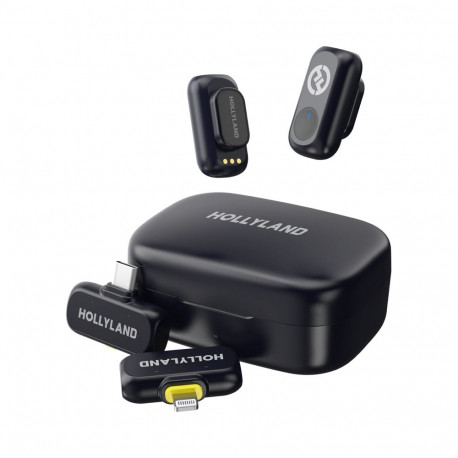 Hollyland komplekt LARK A1 USB-C RX + Lightning RX + laadimiskarp