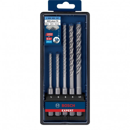 Bosch EXPERT Hammer Bits SDS plus-7X 5pcs Set