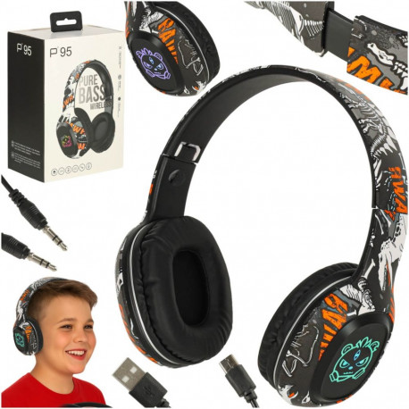 Bluetooth juhtmevabad kõrvaklapid Gaming Sport mustad