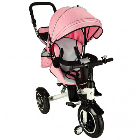 Trike Fix V3 kolmerattaline jalgratas 3in1 jalgratas 360 pöörlev vaba ratas roosa