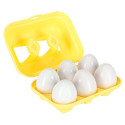 hariduslik puzzle sorter sobitada kujundeid munad montessori puu-köögiviljad 6tk