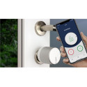 Tedee Smart Lock GO2 with easy install for any door with Apple Home & Google Home support Silver