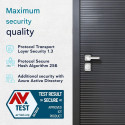 Tedee Smart Lock GO2 with easy install for any door with Apple Home & Google Home support Silver