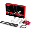 Cudy BE9300 WiFi 7 Bluetooth 5.4 PCIe BE200 Tri Band Antennad Must