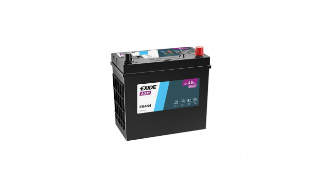 Exide AGM 45Ah 380A 237x127x227-+