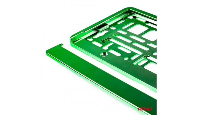 Numbrialus plastik metallik roheline