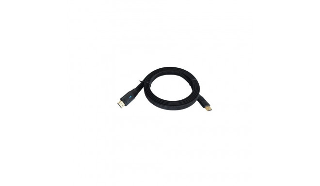 HDMI Cable v 2.1 flat black 2m