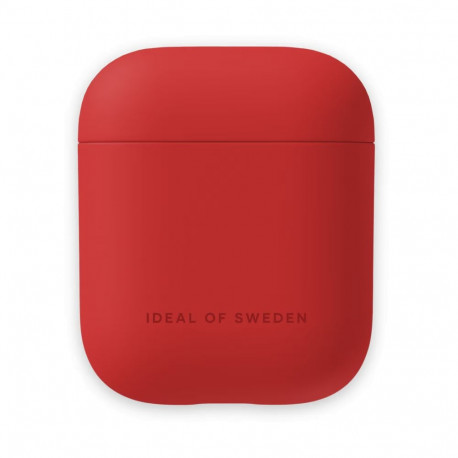 Airpods laadimiskarbiümbris Ideal of Sweden (1/2 gen) Clear Case, punane