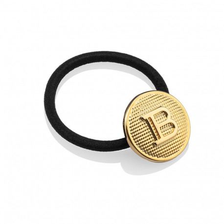 BALMAIN HAIR 18K kullaga kullatud juuksekumm / Golden Elastique BALMAIN B-logo