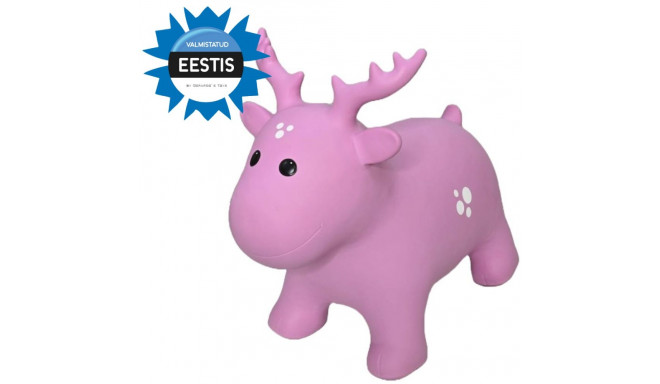 Gerardo's Toys Jumpy hüppeloom Põder pakendis, roosa