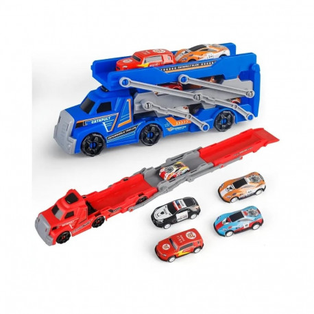 Autotreiler lahtiklapitav + 2 autot