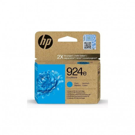 HP 924e EvoMore Cyan Original Ink Cartridge