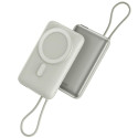 PowerBank Bazic Fusion Mag 10000mAh MagSafe Cable USB-C grey