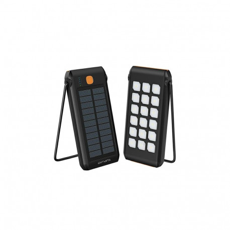 4smarts Päikeseenergiapank TitanPack Flex 10000mAh must|oranž